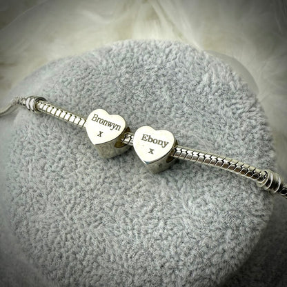 Simple Heart Bracelet Charm