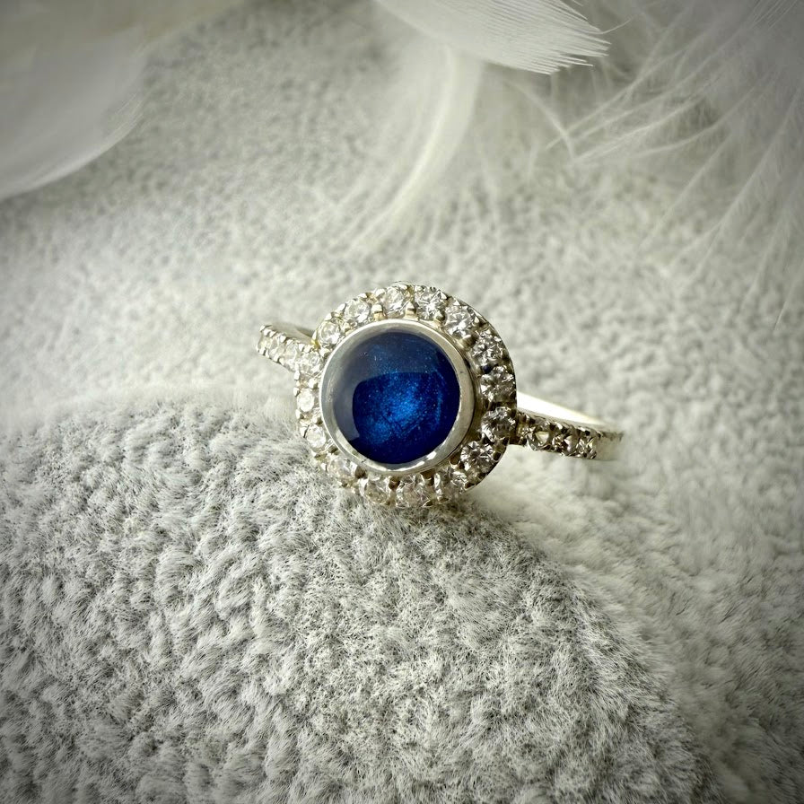 CZ Halo Ring