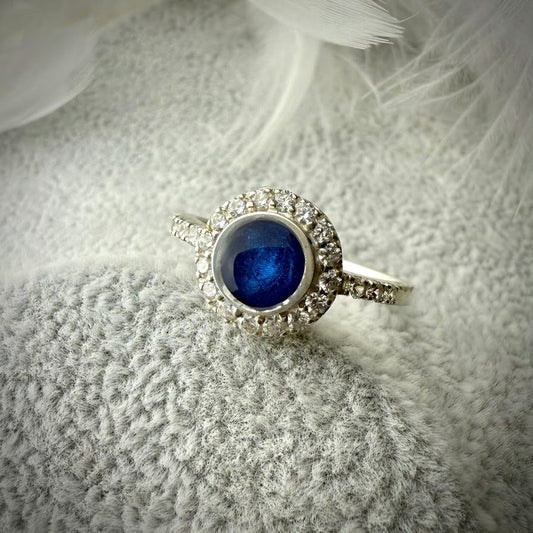CZ Halo Ring