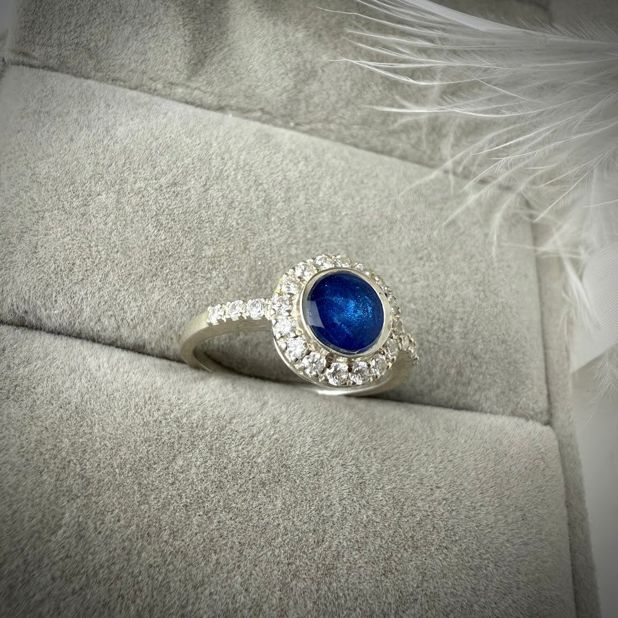 CZ Halo Ring