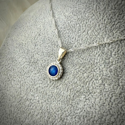 Petite CZ Round Pendant