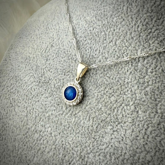 Petite CZ Round Pendant