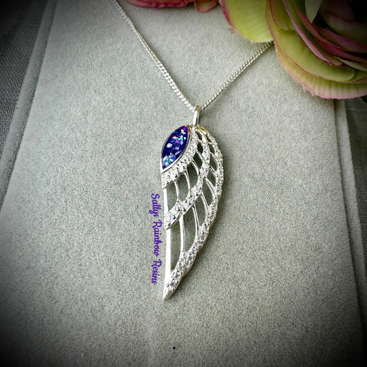 CZ Angel Wing .925 Silver Pendant