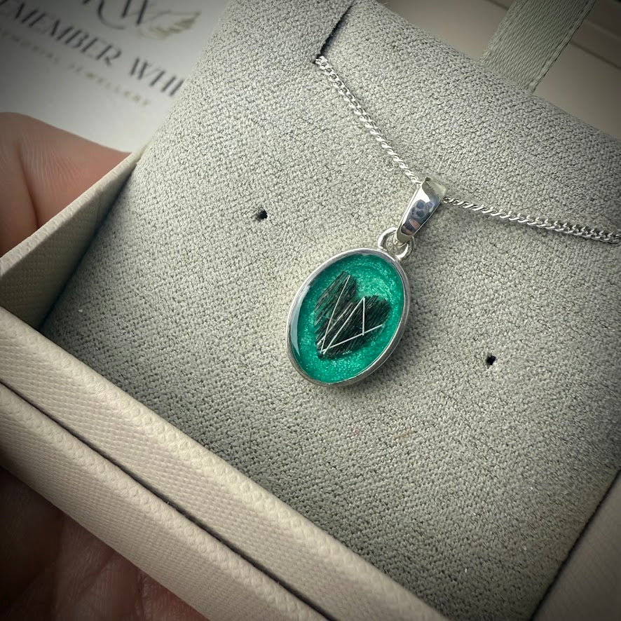 The Simple Oval Pendant