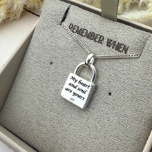 Sterling Silver Love Padlock Pendant