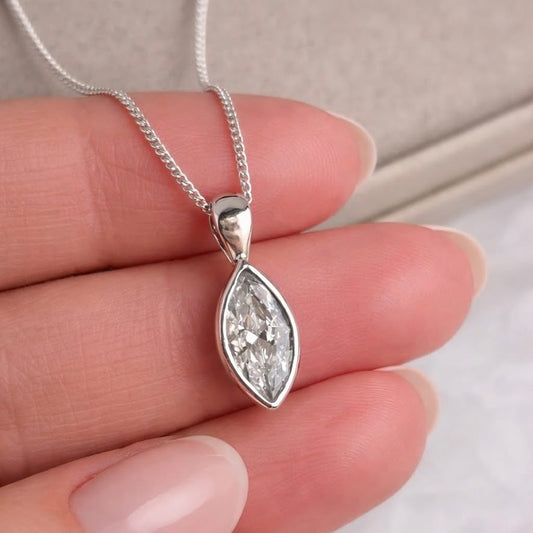 The Eternity Within Marquise Pendant