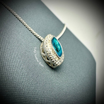 Petite CZ Marquise .925 Silver Pendant