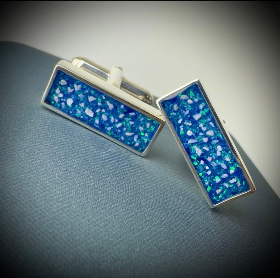 Rectangle.925 Silver Cufflinks