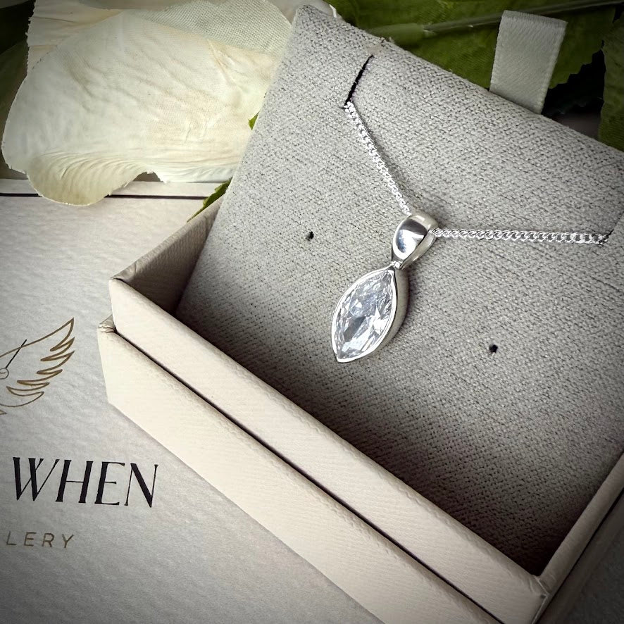 The Eternity Within Marquise Pendant