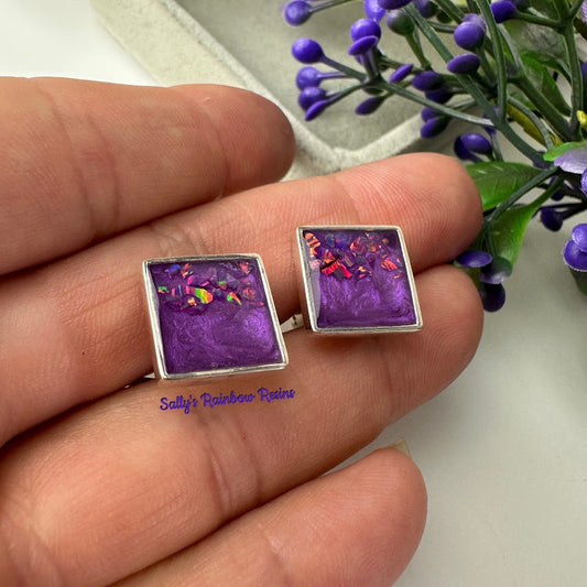 Square .925 Silver Cufflinks