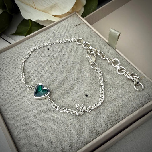 Mini Classic Heart twist adjustable Bracelet