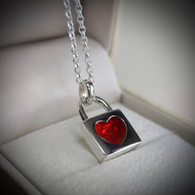 Sterling Silver Love Padlock Pendant