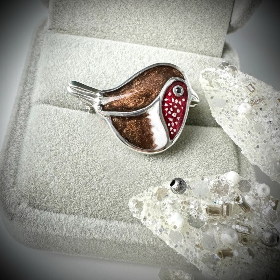 Robin Brooch