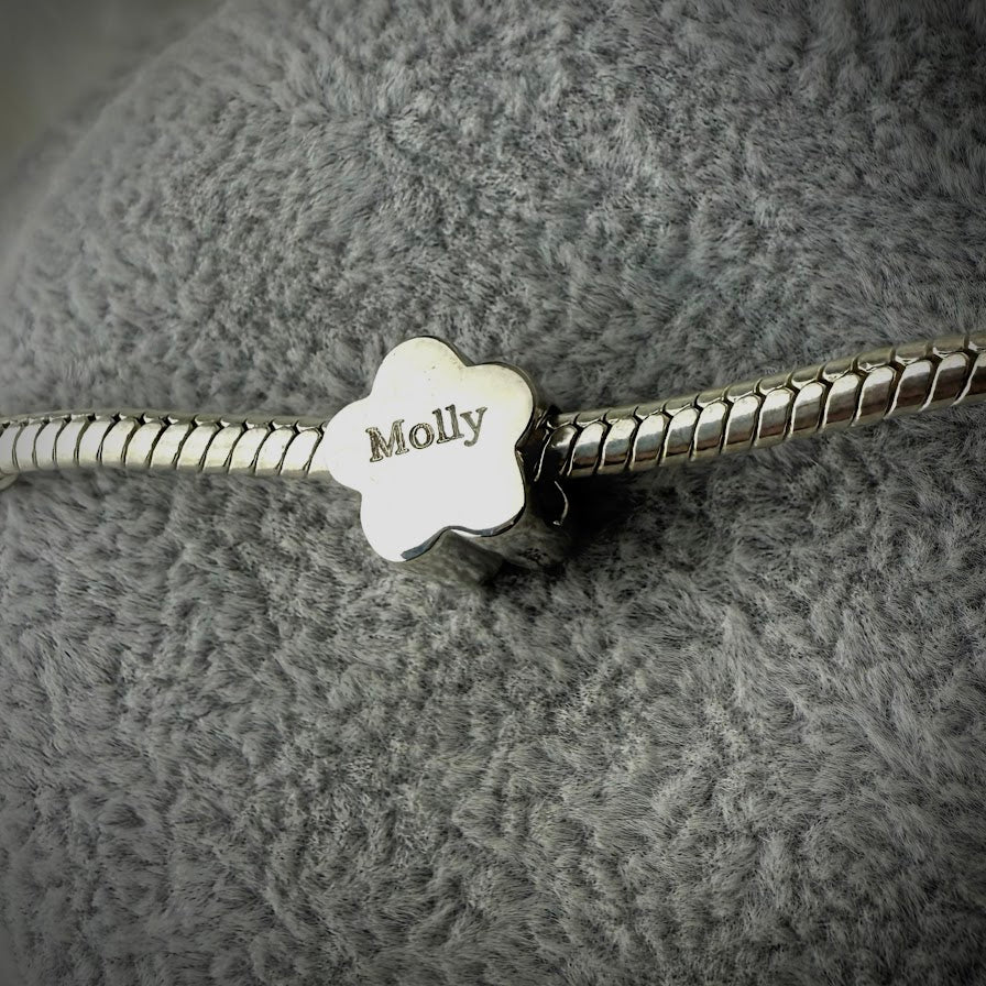 Forget Me Not / Flower  Bracelet Charm