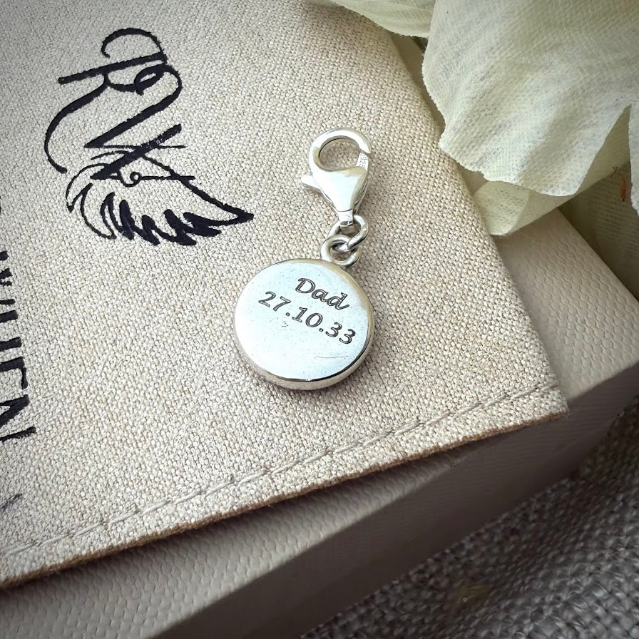 Clip On Round Bracelet Charm
