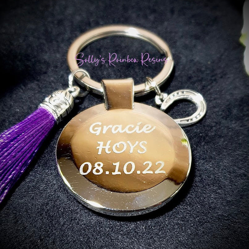 Engraved keyring