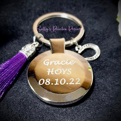 Engraved keyring