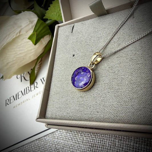 9ct Yellow Gold Round Pendant