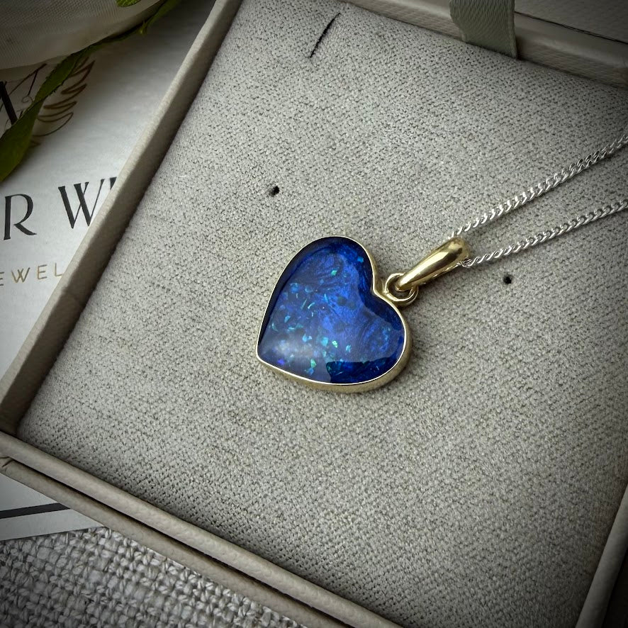 9ct Yellow Gold Heart Pendant