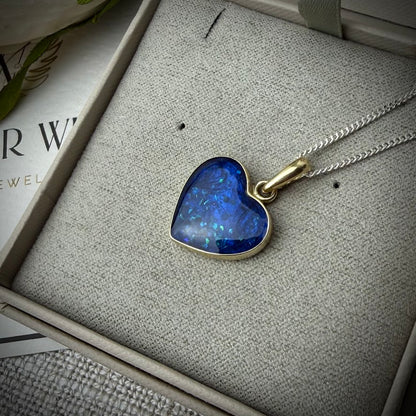 9ct Yellow Gold Heart Pendant