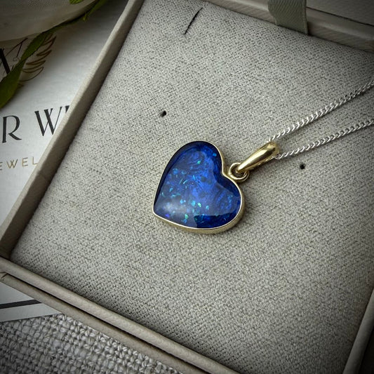 9ct Yellow Gold Heart Pendant