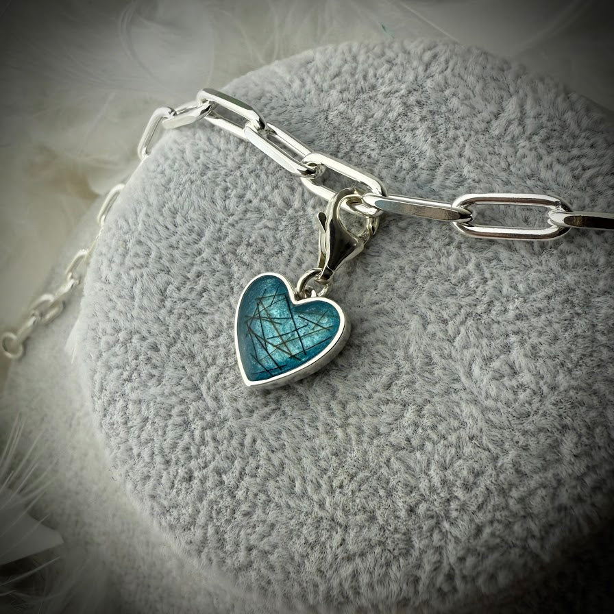 Clip On Heart Bracelet Charm
