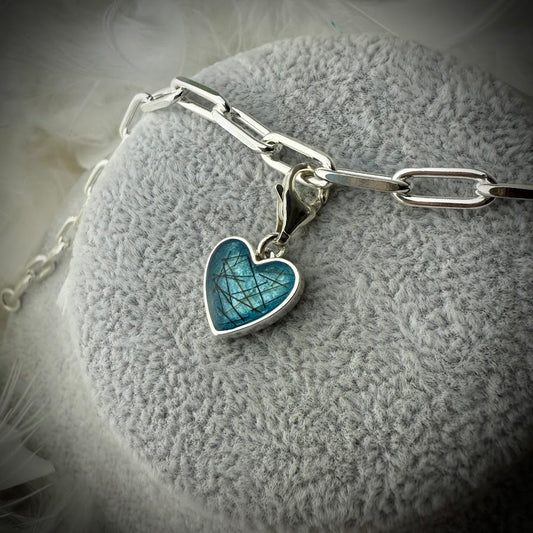 Clip On Heart Bracelet Charm