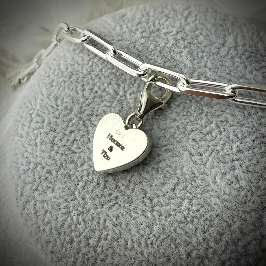 Clip On Heart Bracelet Charm