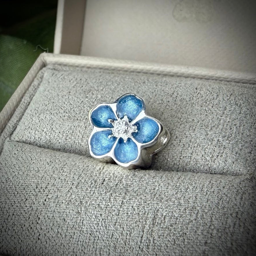 Forget Me Not Bracelet Charm