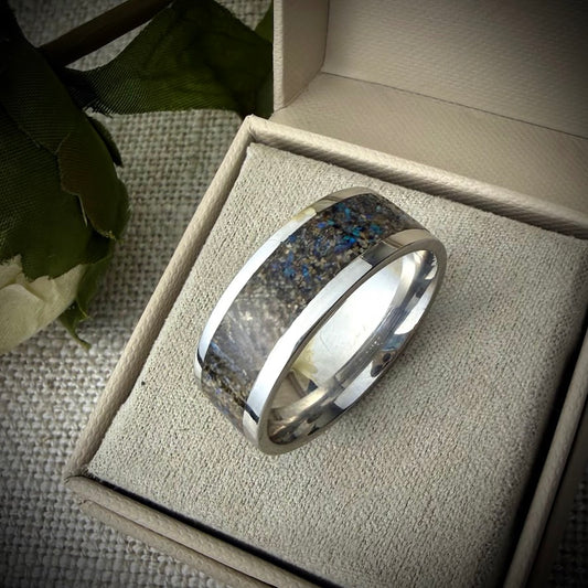 8mm Stainless Steel Band Ring