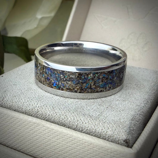 8mm Stainless Steel Band Ring