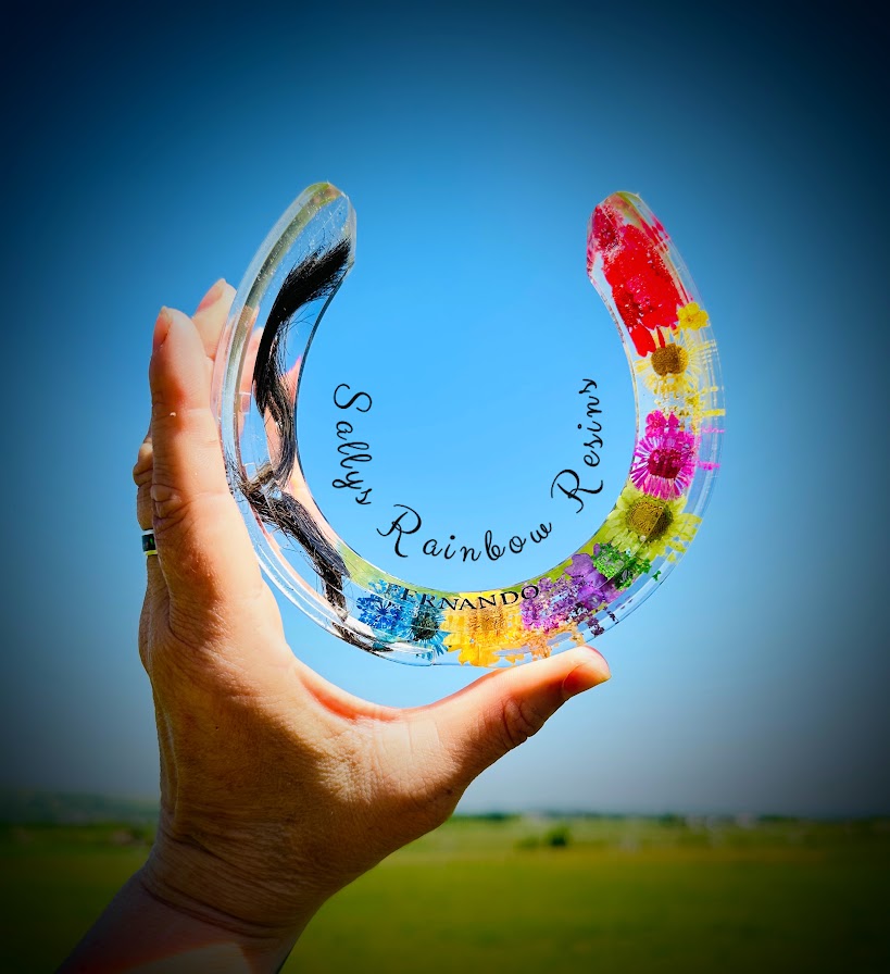 Single Horsehair / Ashes Horseshoe