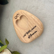 Personalised Wooden Memorial Pebble