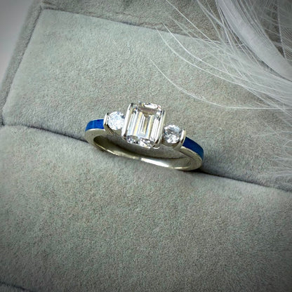 Emerald Cut Solitaire Ring