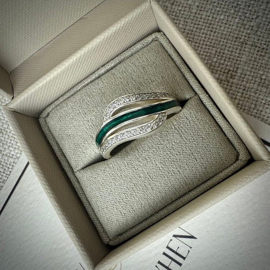 9ct Gold Eternal Wave Ring