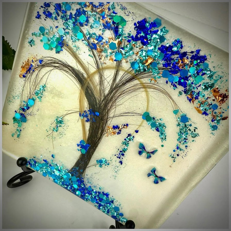 Hair/ Horse hair Tree of Life Tile