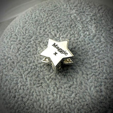 Sterling Silver CZ Star Bracelet Charm