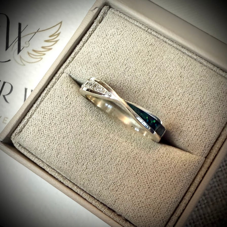 CZ True Love Twist Ring