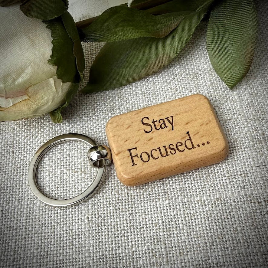 Wooden Keepsake Keyring