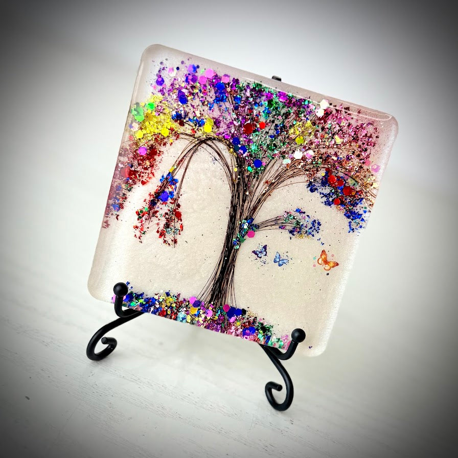 Hair/ Horse hair Tree of Life Tile