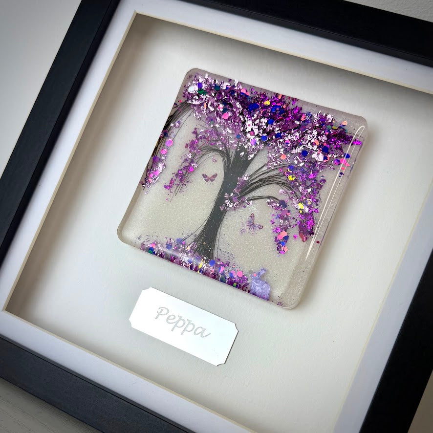 Framed Hair/ Horse hair Tree of Life