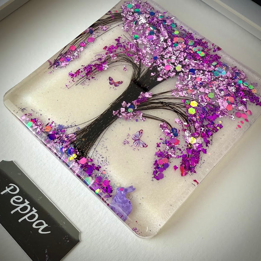 Framed Hair/ Horse hair Tree of Life