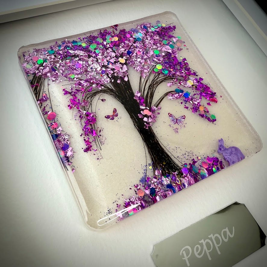 Framed Hair/ Horse hair Tree of Life