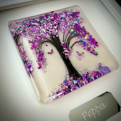 Framed Hair/ Horse hair Tree of Life