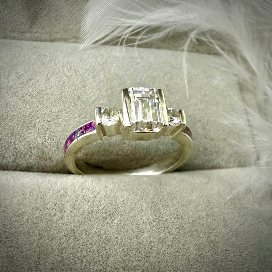 Emerald Cut Solitaire Ring