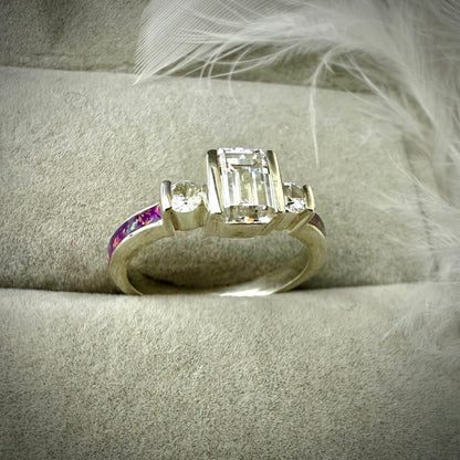 Emerald Cut Solitaire Ring