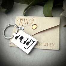 Engraved Stainless Keepsake Keyring