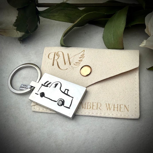 Oblong Keepsake Keyring