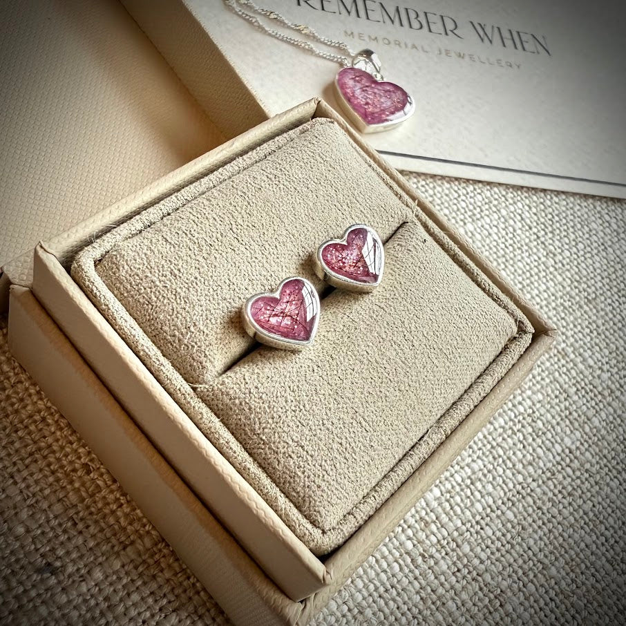 Heart Stud Earrings