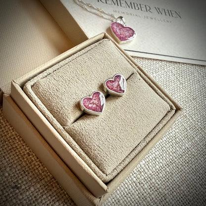 Heart Stud Earrings